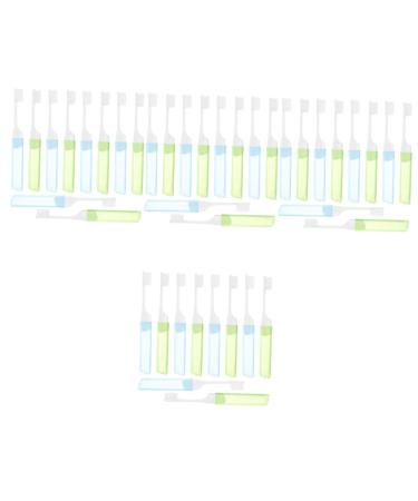 Mobestech 40 pcs portable toothbrush cleaning brush foldable small toothbrush travel pp