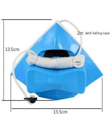 Magnetic Window Cleaner Double-Sided Window Cleaning Brush Tools Fit For High-Rise Glass Windows 15-24Mm Double-Layer Glass - Buy Online on GoSupps.com