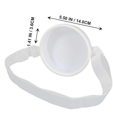 COHEALI Ostomy Shower Cover | Silicone Stoma Bath Cover with Adjustable Belt | Colostomy Supplies in White - Buy Online on GoSupps.com