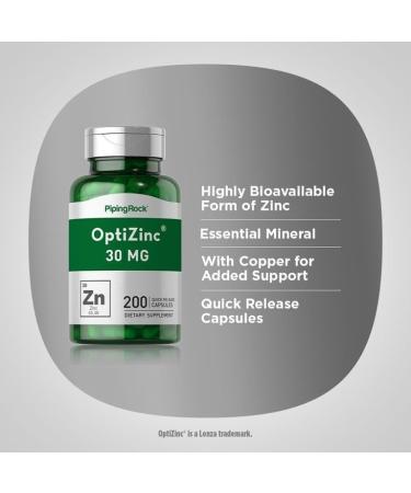 SPEC OptiZinc 30mg + Copper - 200 Capsules for Immune Support - Buy Online on GoSupps.com