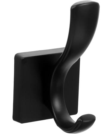 Cabilock 3pcs Single Clothes Hook Clothing Storage Hooks Coat Hooks Towel Hook Coat Rack Aluminum Alloy Black - Buy Online on GoSupps.com