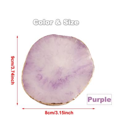SSDecor Resin Nail Art Palette - Purple Mixing Tray for Nail Painting and Makeup - Buy Online on GoSupps.com