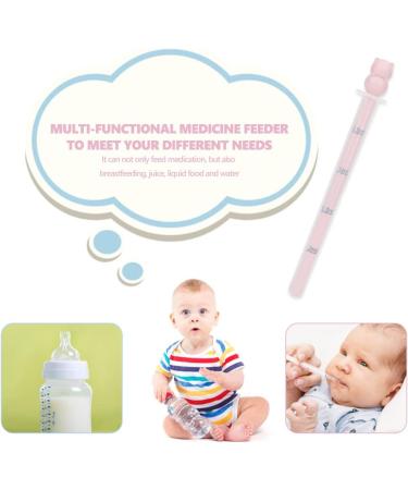 Buy Infant Baby Medicine Liquid Syringe Dropper - Latex-Free Feeding Bottle (Pink) - International Shipping Available - Buy Online on GoSupps.com