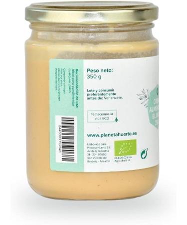  Planeta Huerto Vegetable Garden Planet | White Almond Cream 350g | Organically Grown Dried Fruits | 100% Natural Cream to Make Your Own | Healthy Food Providing Protein and Fiber - Buy Online on GoSupps.com