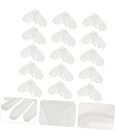 minkissy 15 Pairs Overnight Moisture Gloves White Cotton Gloves for Dry Hands Gloves Jewelry Inspection Gloves Slugging Stretchable Cloth Gloves Driving Accessories Running Man - Buy Online on GoSupps.com