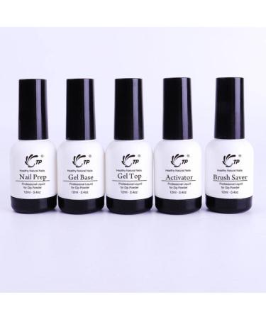 BNG Base Gel Top Gel Natural Dry Activator Brush Saver for for Nail Dip Powder Natural Dry Cure Dipping Powders - (Color: Prep) - Buy Online on GoSupps.com