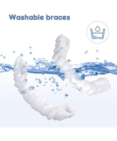 Buy 2 Pairs of Dentures | Tooth Whitening Set & Cosmetic Veneers for Men & Women - Instant Smile Solution - Buy Online on GoSupps.com