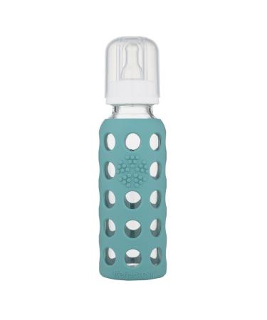 Lifefactory 9oz Glass Baby Bottle 2pk Bundle with 2 Stage 3 Nipples (Kale/Kale) - Buy Online on GoSupps.com