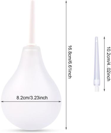 Skhaovs 240 ml Silicone Enema Kit for Men & Women - Reusable Intestinal Cleaner with 2 Smooth Nozzles | Anal Shower & Intestinal Irrigator - Buy Online on GoSupps.com