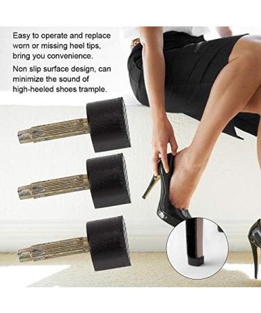 24pcs High Heel Tips Replacement Dowels Kit (8x8mm) - Shoe Repair Tool Set - Buy Online on GoSupps.com