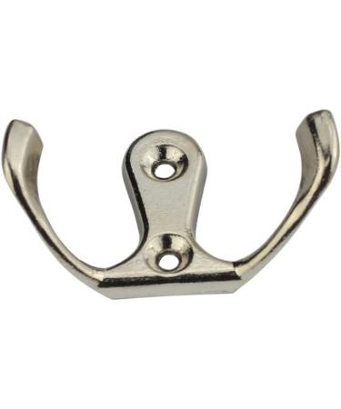 Housoutil Zinc Alloy Hooks 10pcs Cabinet Hooks Door Wall Hook Towel Hanger Coat Hooks Robe Hooks Clothes Hook Zinc Alloy medium Silver - Buy Online on GoSupps.com