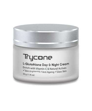 Glutathione And Vitamin C Day & Night Moisturizer For Face Anti Aging Dark Spots Removal Enrich With Kojic Acid and Natural Actives 50 Gm