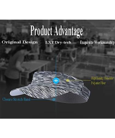 Forbusite Women Visor Cap for Running and Sport - Packable Headband V206s-multi - Buy Online on GoSupps.com