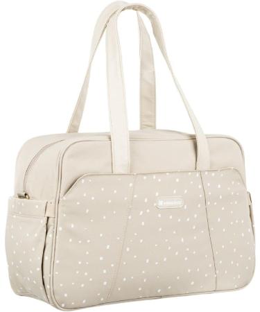Kikkaboo Chelsea Diaper Bag - Beige with Changing Mat Side Pockets & Thermal Compartment - International Shipping Available - Buy Online on GoSupps.com