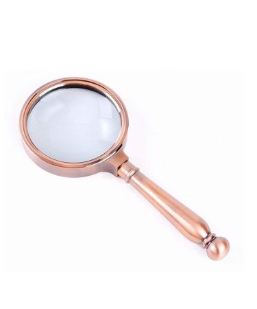 Handheld Convenient Double Lens Magnifier for Elderly Reading High-end Gift Gift Magnifier Reading Book Check Coins Insects Rocks Maps Seniors and Kids' Best Gifts Made in China