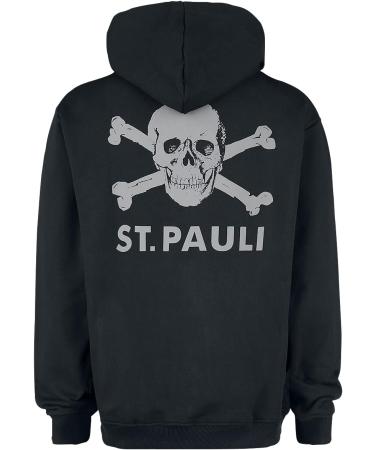 FC St. Pauli Hooded Jacket Skull - Black XXL | International Shipping Available - Buy Online on GoSupps.com