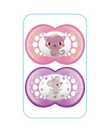 MAM Original Pacifier ANIMALS for 18+ Months - Silicone Set with 2 Pacifiers & Sterilization Box - Random Color - Shop Internationally - Buy Online on GoSupps.com