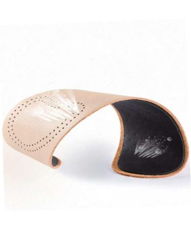 Healifty Women's Leather Insole Shoe Inserts - Breathable Sports Shoe Cushion - Genuine Leather - Absorb Sweat - Beige - 26.5x10cm (1 Pair) - Buy Online on GoSupps.com