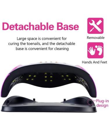 256W UV LED Nail Lamp for Fast Professional Nail Drying | 57 Lamp Beads, Auto Sensor, Home & Salon Gel Polish Light - Buy Online on GoSupps.com