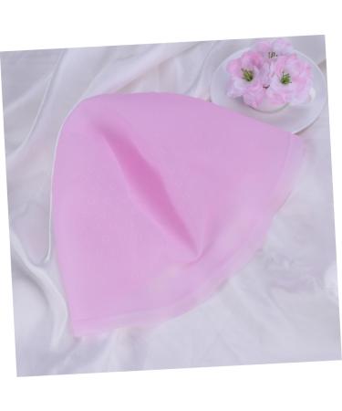 FRCOLOR Colour Tool Dye Tipping Cap Silicone Highlighting Cap Rubber Protective Hat Hair Strands Hair Wire Dyhair Salon Hair Cap Dyeing Colour Caps Elastic Highlighter Hat Pink - Buy Online on GoSupps.com