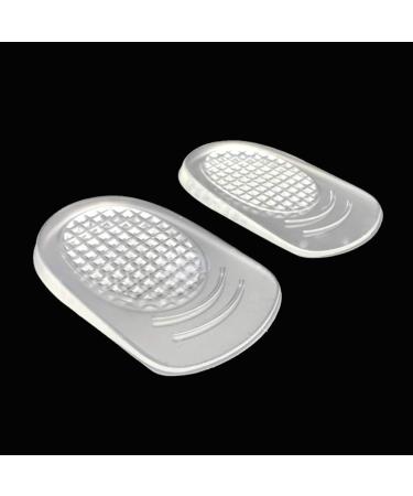 4 Pairs Comfort Heel Pad Silicone Insoles | Half Insole Shoe Pads for Pain Relief - International Shipping Available - Buy Online on GoSupps.com