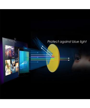 Stylish Double Bridge Half Frame Reading Glasses for Women & Men | Blue Light Blocking Computer Readers 1.5x Gold - Shop Now! - Buy Online on GoSupps.com