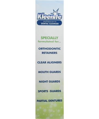 Kleenite Dental Cleanser Fresh Mint 9 oz - Keep Your Dentures Clean and Fresh - Buy Online on GoSupps.com