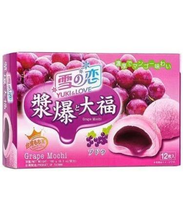 Japanese Style Mochi Daifuku Sweet Rice Cake Desserts (Strawberry Grape & Mango) by Yuki & Love - Buy Online on GoSupps.com