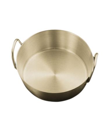 Milisten 3pcs Sauce Dish Round Serving Plate Sauce Container Soy Dipping Bowls Appetizer Dish for Home Household Sauce Serving Dish Appetizer Plate Stainless Steel The Dish Korean re-usable 8X8CMx3pcs Goldenx3pcs