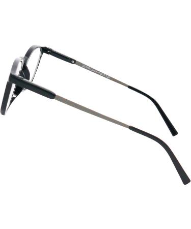 Mini Glasses Nerd Pin Reading Glasses - Black 1.5 Diopters | Free Case Plastic Frame & Metal Spring Hinge - Perfect Reading Aid for Men & Women - Buy Online on GoSupps.com