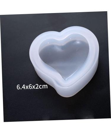 3pcs Silicone Molds Heart Silicone Casting Art Molds Japanese Cute Serving Plate Epoxy Jewelry Molds Crystal Drop Mold Jewelry Making Mold Cake Mold Accessories White M White - Buy Online on GoSupps.com