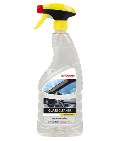 Autoland Glass Cleaner 750ml Thick Foam Alcohol-Based Smudge-Free Formula for Crystal Clear Windows
