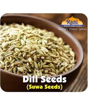 Rani Dill Seeds (Suwa / SUA) Whole Spice 3.5oz (100g) All Natural | Gluten Friendly | Non-GMO | Vegan | Indian Origin Weed Poly Bag 3.5 Ounces - Buy Online on GoSupps.com