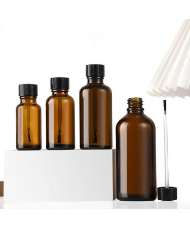 JIHUOO 5ml Empty Nail Polish Bottles - Glass Nail Polish Containers with Brush - Pack of 5 - Buy Online on GoSupps.com