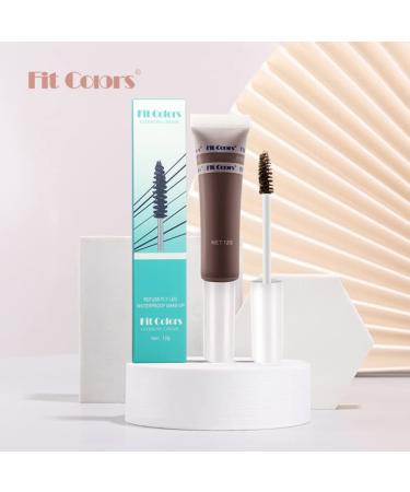 Waterproof Black Brow Gel - Long Lasting, Smudge-proof Eyebrow Mascara for Natural Fluffy Brows - 03 Black - Buy Online on GoSupps.com