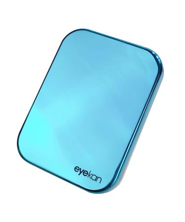 Healvian plastic container mirror film mirror holder travel case travel case for contact lens pencil storage container for contact lenses container for lentils lensetui glasses case 8.3*6.2*2.1cm blue