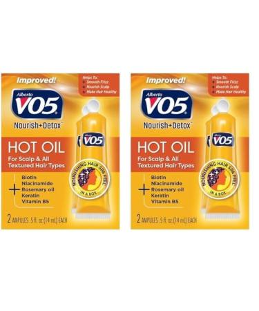 V05 Moisturizing Hot Oil 2 tubes 0.5 oz (Pack of 2)
