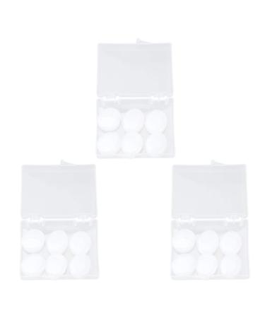 Healifty Earbuds 18pcs Silicone Earplugs Safety Ear Plugs Ear Plugs with Storage Case Comfortable Ear Plugs Ear Plugs for Construction Noise Ear Buds Ear Plugs for Swimming Child White