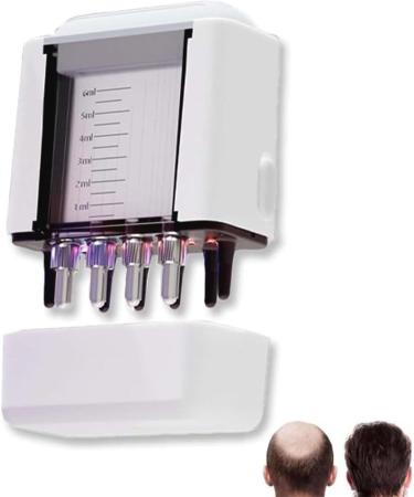 Rxuaw Electric Hair Oil Applicator Massage Comb Soft Scalp Head Fluid Brushes Therapy Head Massage Comb for Hair Care and Treatment White - Buy Online on GoSupps.com