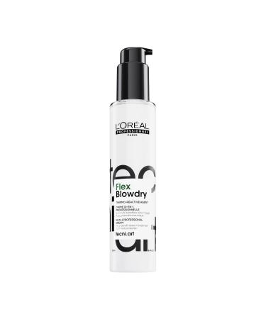 L'OREAL PROFESSIONNEL - Cr me 10-en-1 Flex Blowdry Tecni Art - Soin Multi-B n fices Thermoprotecteur & Anti-Frisottis - Facilite Le Brushing - Sans Rin age - Tous Types de Cheveux - 150 ml