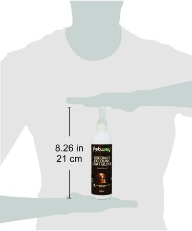 Petway Petcare Coconut Cologne Gloss for Dogs 250ml - Natural Deodorizing Spray for Conditioning, Odor Elimination, and Grooming - Buy Online on GoSupps.com