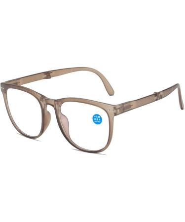Stylish Anti-Blue Light Folding Glasses for Women - 6105 Black Frame - 2.50 Reading Glasses - Buy Online on GoSupps.com