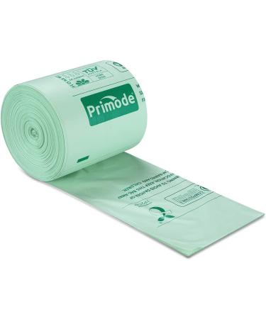 Primode 8 Gallon Compostable Bags - 50 Count, Extra Thick 0.85 Mil, ASTM D6400 Certified Small Kitchen Trash Bags for Food Scraps and Yard Waste - Buy Online on GoSupps.com