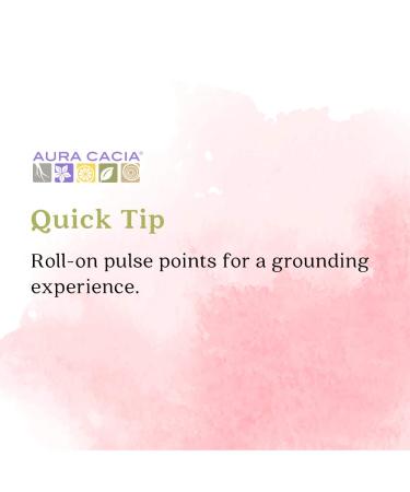 Aura Cacia Grounding Root Chakra Roll-On | 100% Organic | GCMS Tested Purity | 9.2 ml - Buy Online on GoSupps.com