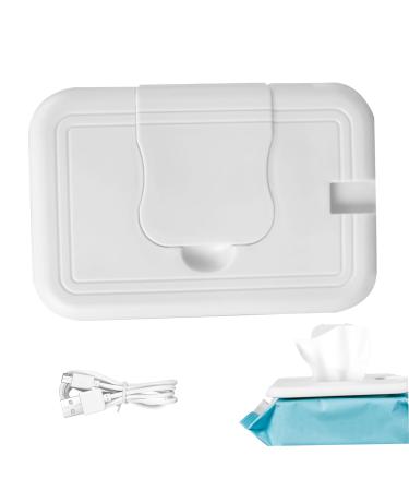 Baby Wipe Warmer Portable 45-55 USB Diaper Wipe Warmer Compact Wet Wipes Dispenser Keep Wipes Warm in Winter for Car Travel