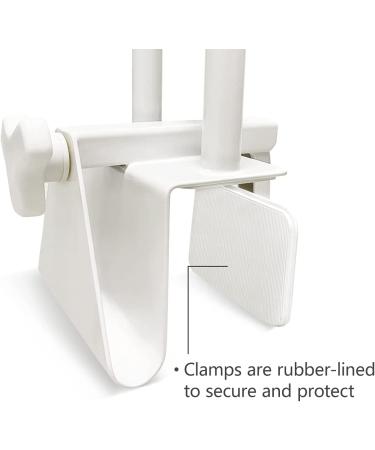 UNLICON Medical Adjustable Bathtub Safety Rail - White Grab Bars for Seniors and Elderly - Buy Online on GoSupps.com