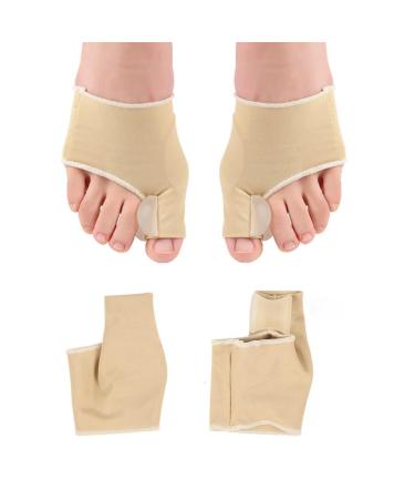 Plabbdpl 2 piece hallux valgus correction hallux valgus toe spreader with bale protection hallux valgus correction bandage socks bunion corrector for women and men