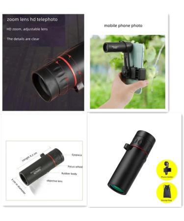 2000X24 Monocular Telescope with Phone Adapter - Lightweight Night Vision Optics for Adults and Kids | 8000M/80000M Distance | Perfect Gift - Buy Online on GoSupps.com