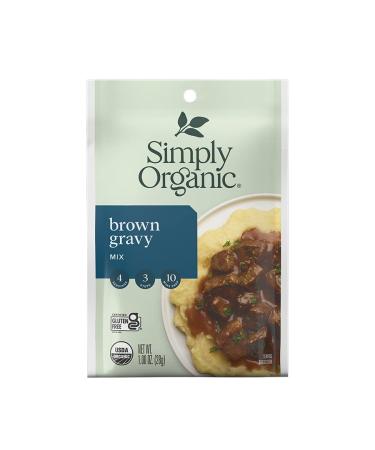 Simply Organic Brown Gravy Mix, Certified Organic, Gluten-Free | 1 oz | Pack of 12