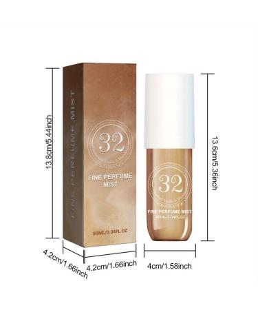 Fragrance Spray Spray Body Splash for Women 32 Perfume Spray Fresh Long Duration Fragrance Spray Scent Hair & Body Fragrance Mist 90mL/3.0 Fl Oz - Buy Online on GoSupps.com
